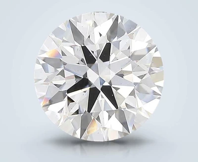 3.08ct E SI1 Rare Carat Ideal Cut Round Lab Grown Diamond