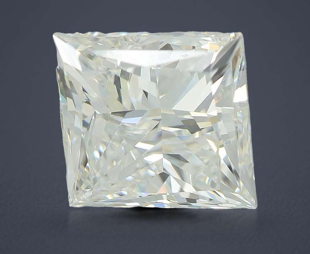 5.03ct E VS1 Rare Carat Ideal Cut Princess Lab Grown Diamond