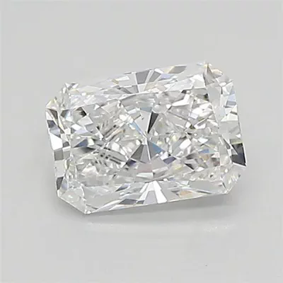 0.68ct D VVS2 Rare Carat Ideal Cut Radiant Lab Grown Diamond