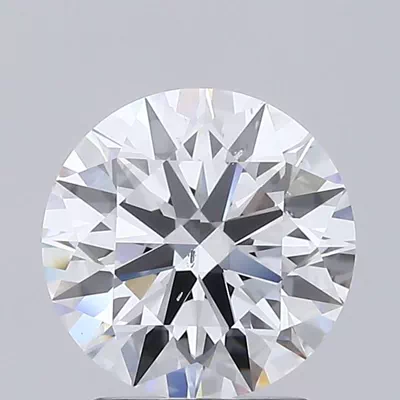 2.20ct D SI1 Rare Carat Ideal Cut Round Lab Grown Diamond