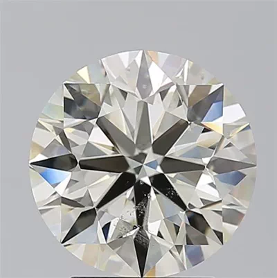 3.05ct K SI1 Ideal Cut Round Diamond