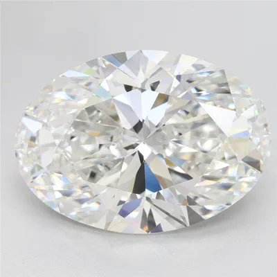 5.52ct F VVS1 Rare Carat Ideal Cut Oval Lab Grown Diamond