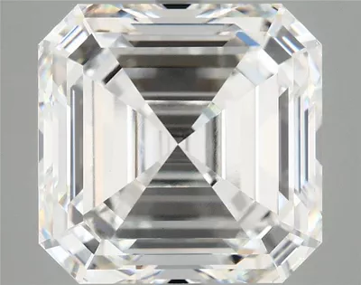 8.04ct F VVS2 Excellent Cut Asscher Lab Grown Diamond