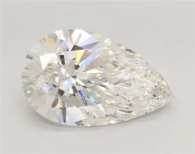 5.04ct G VVS2 Rare Carat Ideal Cut Pear Lab Grown Diamond