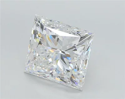 5.01ct E VS1 Rare Carat Ideal Cut Princess Lab Grown Diamond
