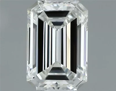 0.36ct G VVS2 Rare Carat Ideal Cut Emerald Diamond