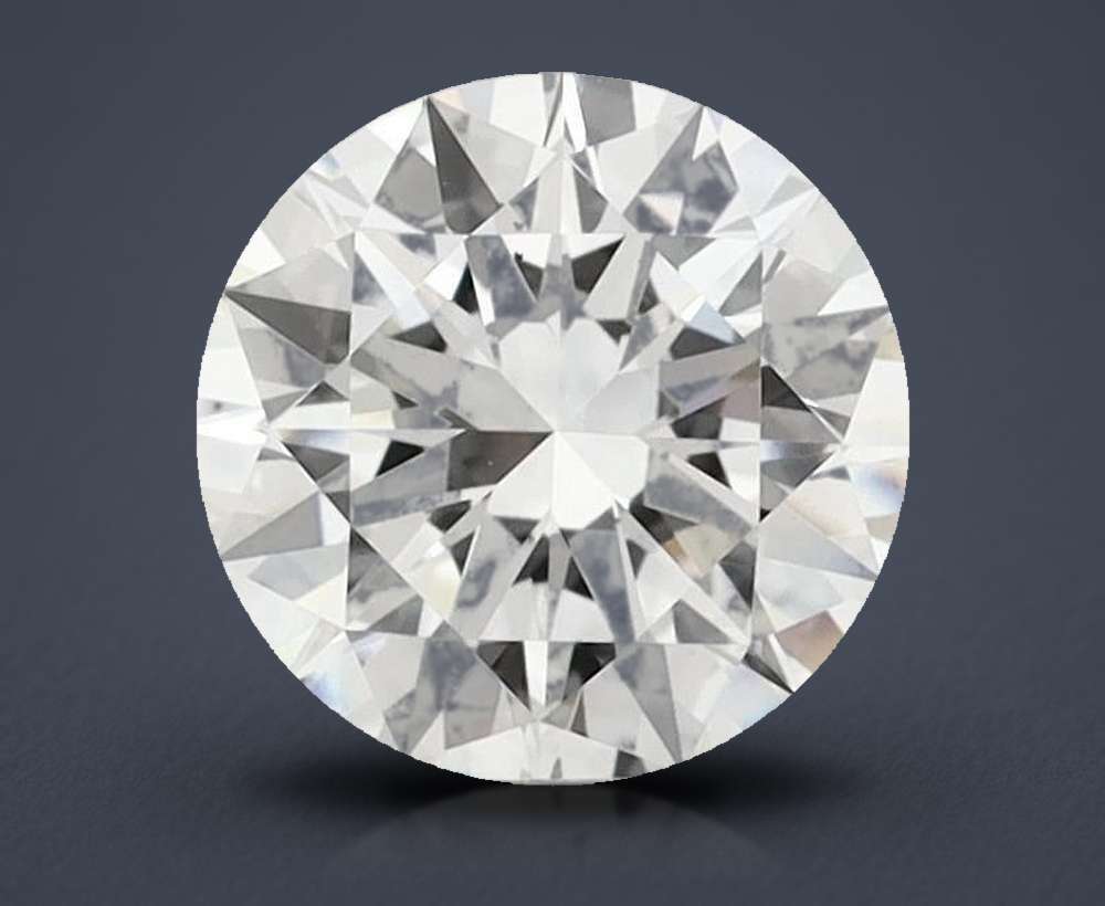 2.54ct E SI2 Excellent Cut Round Lab Grown Diamond