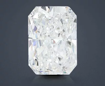 3.08ct E VS1 Rare Carat Ideal Cut Radiant Lab Grown Diamond