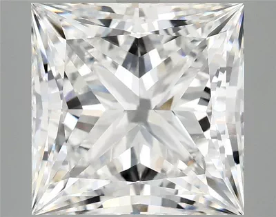 7.00ct E VS1 Rare Carat Ideal Cut Princess Lab Grown Diamond
