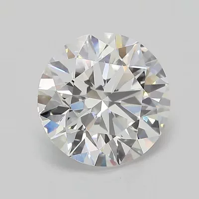 3.45ct E VVS2 Rare Carat Ideal Cut Round Lab Grown Diamond