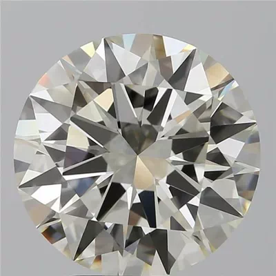 4.01ct K VVS2 Rare Carat Ideal Cut Round Diamond