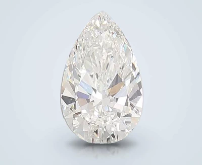 7.03ct F VVS2 Very Good Cut Pear Lab Grown Diamond