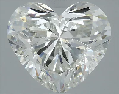3.00ct J SI2 Rare Carat Ideal Cut Heart Diamond