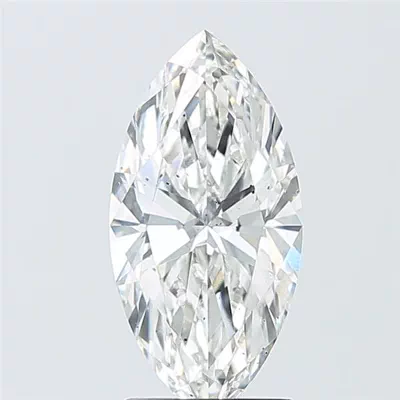 2.04ct F SI1 Rare Carat Ideal Cut Marquise Lab Grown Diamond