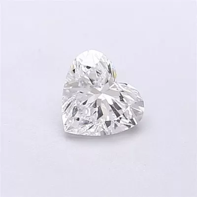 0.42ct D VVS1 Rare Carat Ideal Cut Heart Lab Grown Diamond