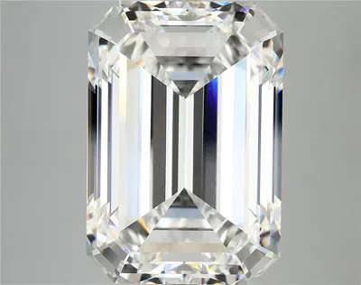 12.40ct F VVS2 Excellent Cut Emerald Lab Grown Diamond