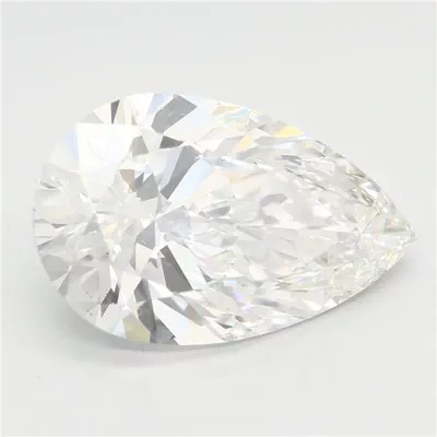 4.09ct F VS1 Rare Carat Ideal Cut Pear Lab Grown Diamond