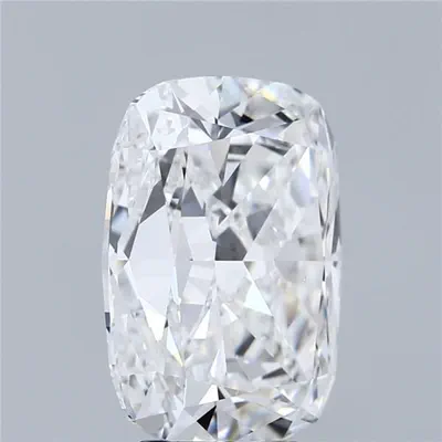 7.01ct F VS2 Rare Carat Ideal Cut Cushion Diamond