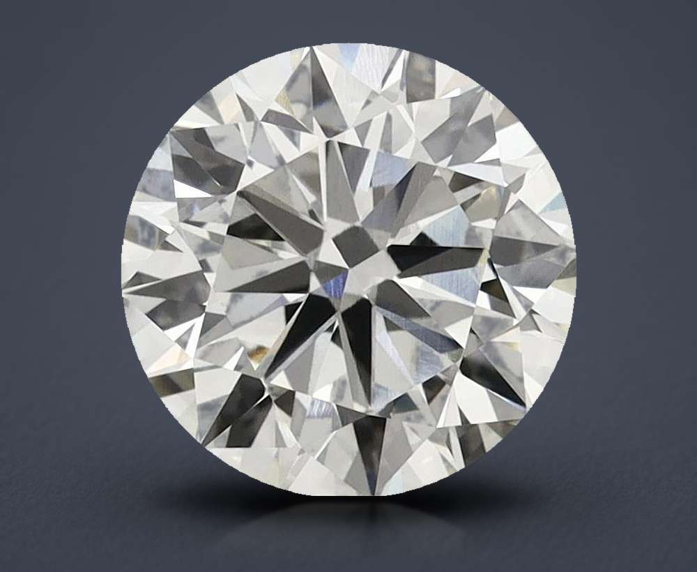 3.09ct I VVS2 Very Good Cut Round Lab Grown Diamond