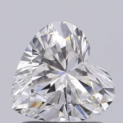 1.02ct E SI1 Rare Carat Ideal Cut Heart Lab Grown Diamond