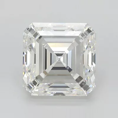 6.03ct F VS1 Rare Carat Ideal Cut Asscher Lab Grown Diamond