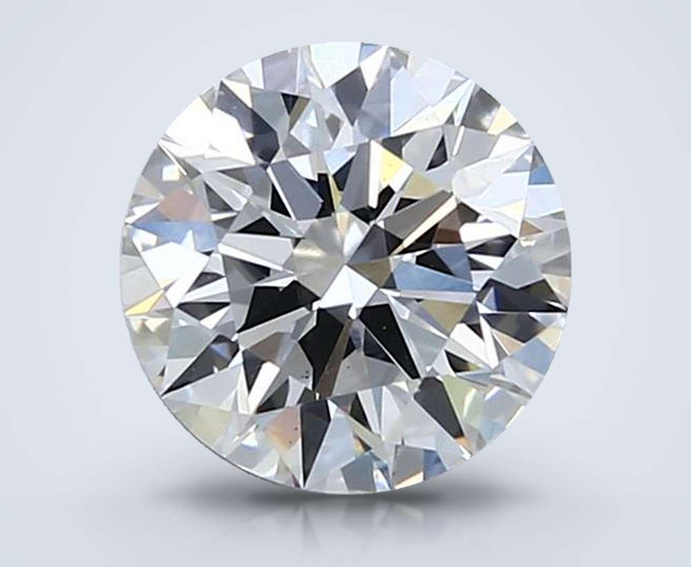 1.53ct D VS1 Rare Carat Ideal Cut Round Lab Grown Diamond