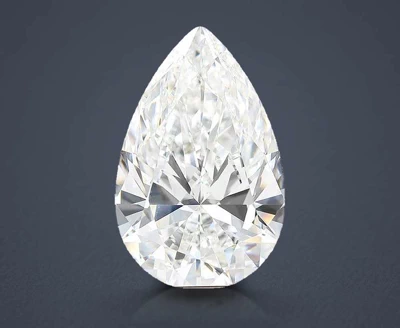 15.01ct F VVS2 Rare Carat Ideal Cut Pear Lab Grown Diamond
