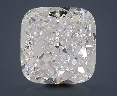 7.03ct E VVS2 Rare Carat Ideal Cut Cushion Lab Grown Diamond