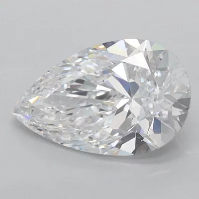 1.22ct D VVS1 Rare Carat Ideal Cut Pear Lab Grown Diamond