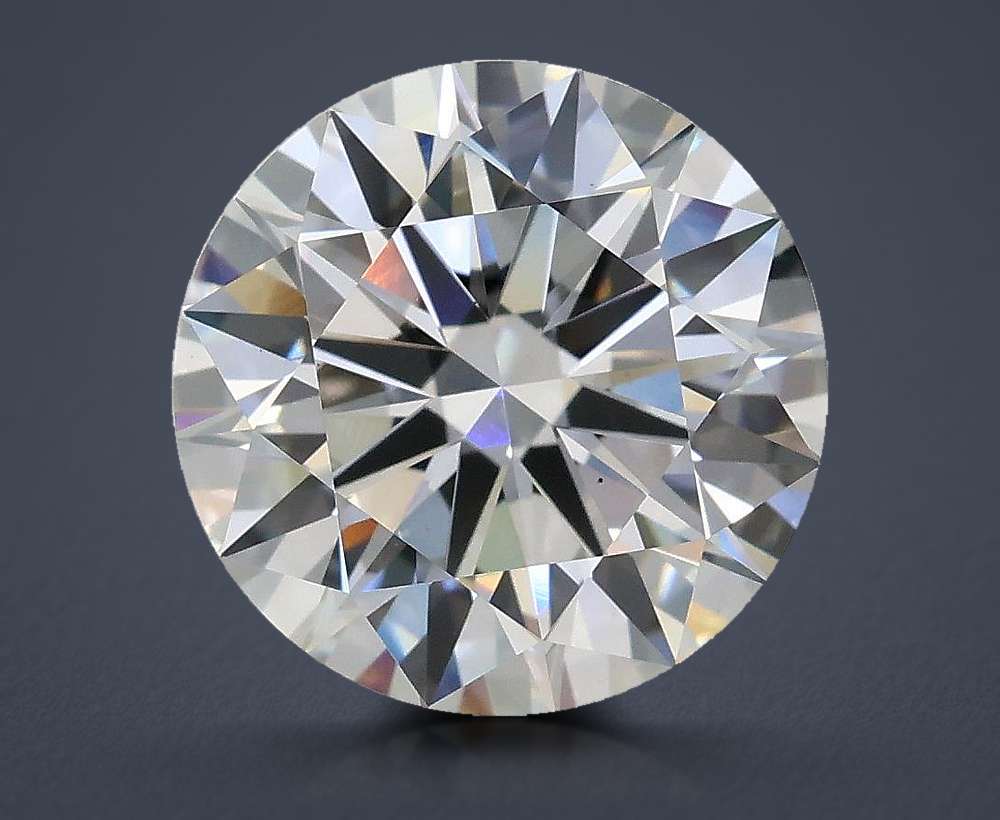 3.08ct E VS1 Rare Carat Ideal Cut Round Lab Grown Diamond