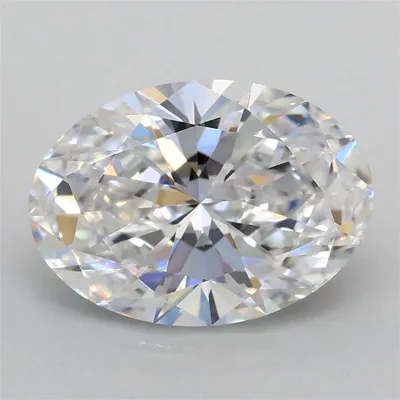 2.02ct D VS1 Rare Carat Ideal Cut Oval Lab Grown Diamond