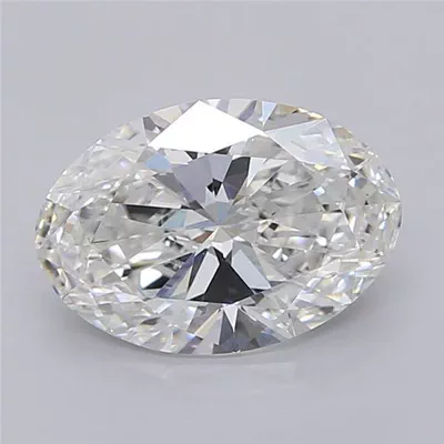 2.52ct F VVS2 Rare Carat Ideal Cut Oval Lab Grown Diamond