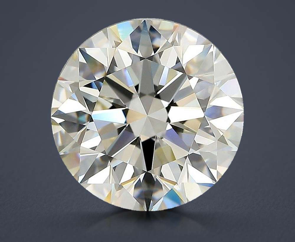 5.11ct J VVS1 Rare Carat Ideal Cut Round Diamond