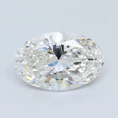 7.20ct I SI1 Rare Carat Ideal Cut Oval Diamond