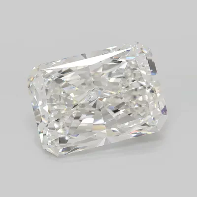 18.00ct F VVS2 Rare Carat Ideal Cut Radiant Lab Grown Diamond