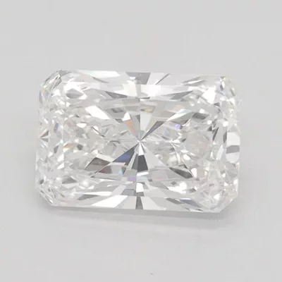 1.01ct F VVS2 Rare Carat Ideal Cut Radiant Lab Grown Diamond