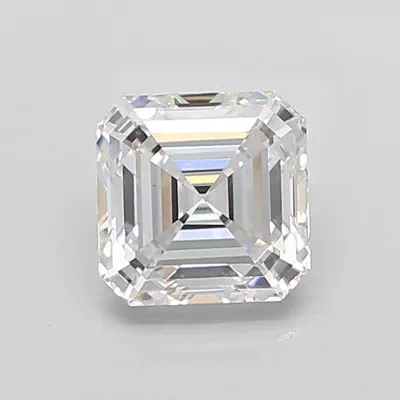 3.09ct E VS1 Rare Carat Ideal Cut Asscher Lab Grown Diamond