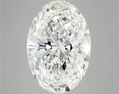 10.04ct F VVS2 Rare Carat Ideal Cut Oval Lab Grown Diamond
