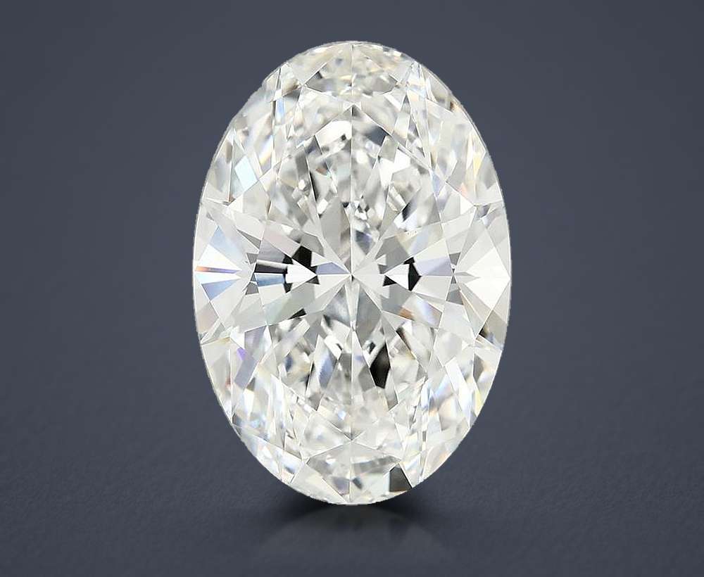 10.04ct F VVS2 Rare Carat Ideal Cut Oval Lab Grown Diamond