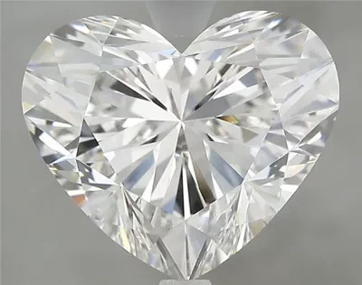 5.66ct H IF Rare Carat Ideal Cut Heart Diamond