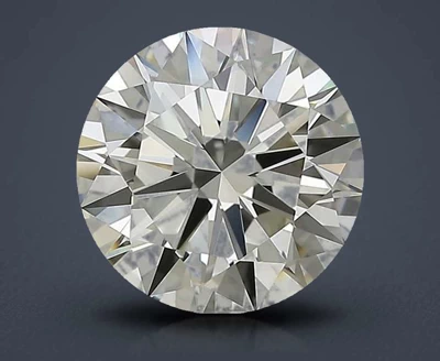 2.01ct K VVS2 Rare Carat Ideal Cut Round Diamond