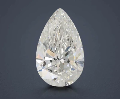 5.42ct F VS1 Rare Carat Ideal Cut Pear Lab Grown Diamond