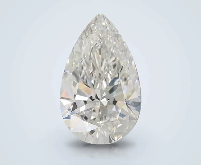 5.42ct F VS1 Rare Carat Ideal Cut Pear Lab Grown Diamond