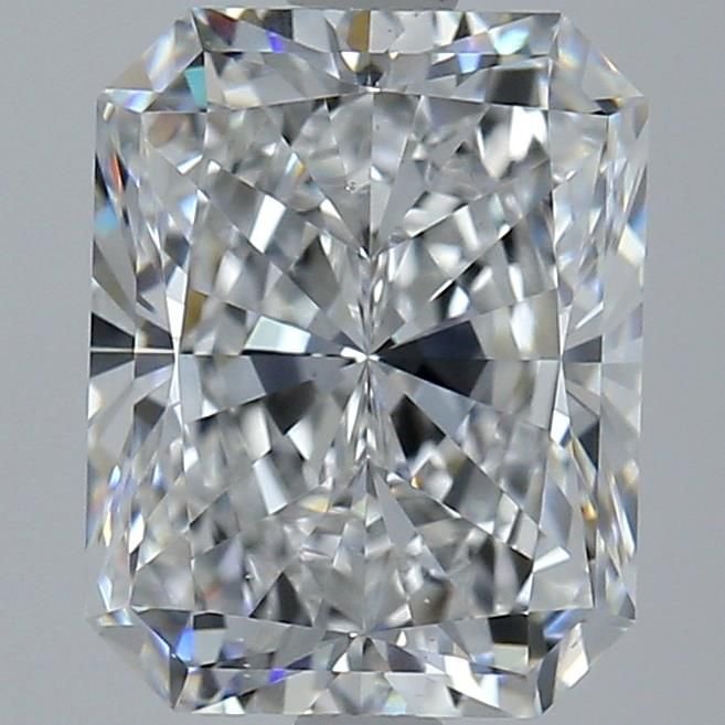 3.20ct E VS2 Rare Carat Ideal Cut Radiant Diamond