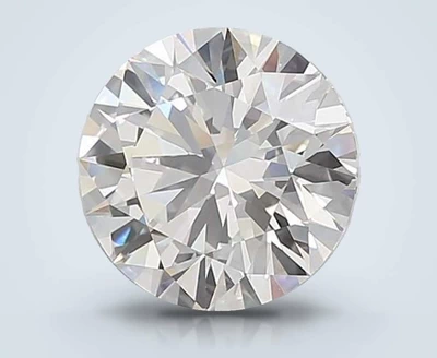 4.07ct E VVS2 Rare Carat Ideal Cut Round Lab Grown Diamond