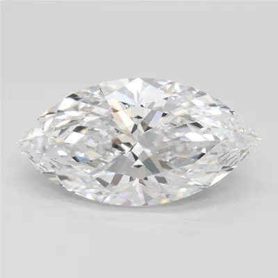 2.00ct D FL Very Good Cut Marquise Lab Grown Diamond