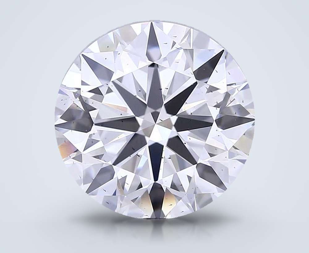 7.54ct F SI1 Ideal Cut Round Lab Grown Diamond