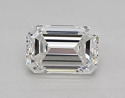 0.51ct D VVS1 Rare Carat Ideal Cut Emerald Lab Grown Diamond
