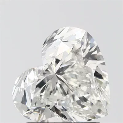1.90ct H SI1 Excellent Cut Heart Diamond