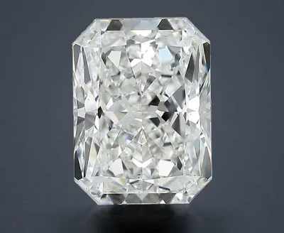 5.05ct F VS2 Rare Carat Ideal Cut Radiant Diamond